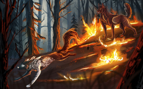 Fire walk with me by WatermelonCreature -- Fur Affinity [dot] net