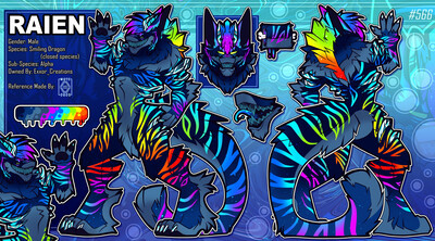 Protogen Adopt: Fae - Set Price (Closed) by CryptidCatCreations on