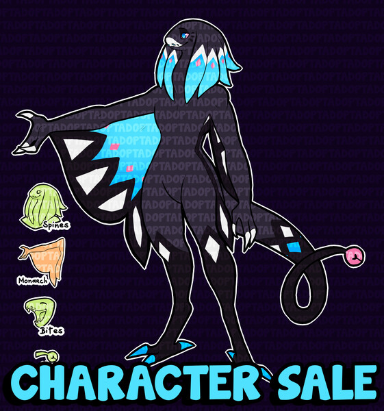 Protogen Adopt: Fae - Set Price (Closed) by CryptidCatCreations on