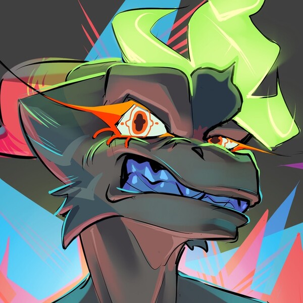 Kobold Brain Rot PFP 01 by BeeFrequency -- Fur Affinity [dot] net