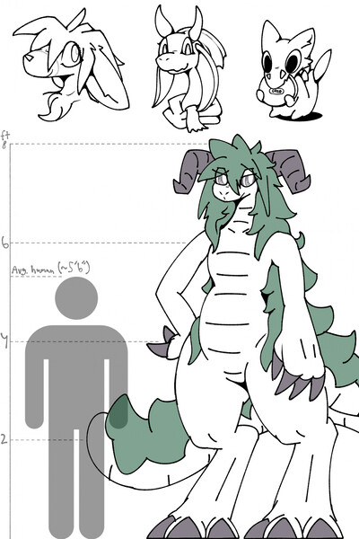 Size comparison Chart(With friends)(outdated for dark) by xenodragon21 --  Fur Affinity [dot] net