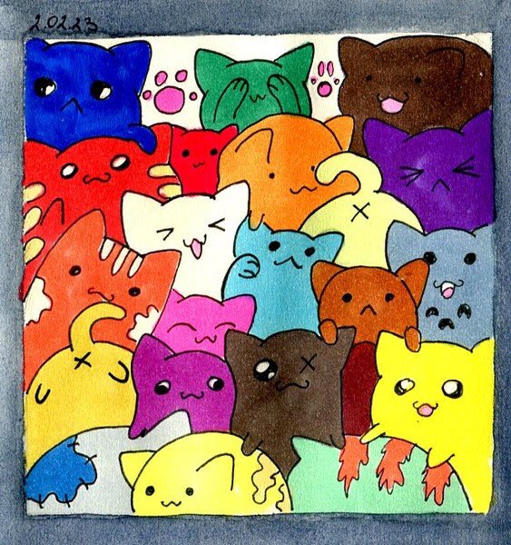 Cute Cats by SelinaTC -- Fur Affinity [dot] net Cute Cats by SelinaTC
