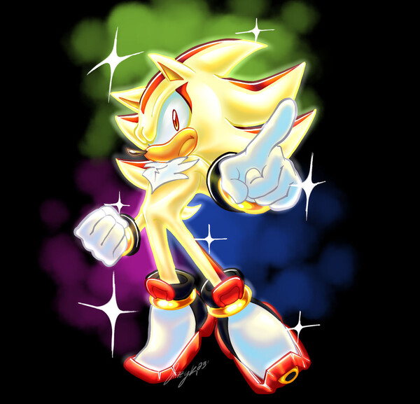 Super Sonic Background by ravingshadow -- Fur Affinity [dot] net