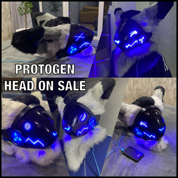 Protogen Head - For Sale by Nitral -- Fur Affinity [dot] net
