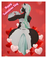 Valentine's Day Equitaur Heart Booty