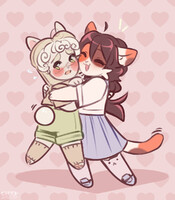 Pompom and Momo