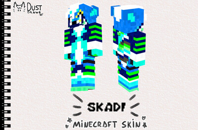 dust sans, Minecraft Skin