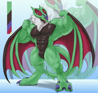 Shiny Rayquaza pokedad adopt by Valentine_Eisenberg -- Fur