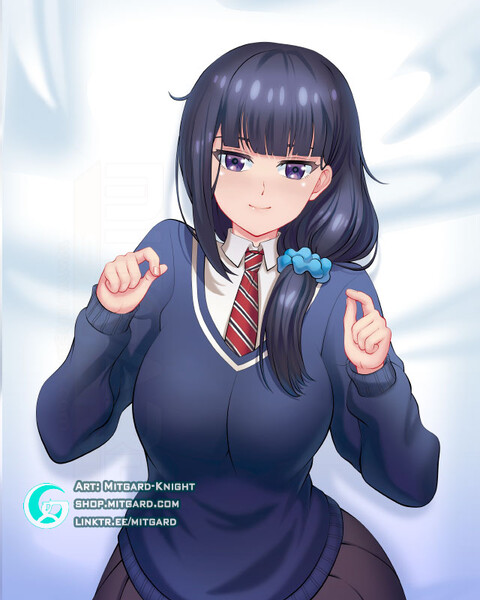 Tomo-chan IS A GIRL! body pillow by mitgard-knight -- Fur Affinity [dot] net