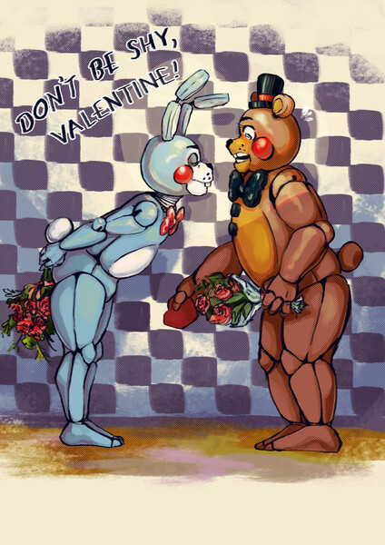 FNAF SB Valentine's Day by Felhesznelenev -- Fur Affinity [dot] net