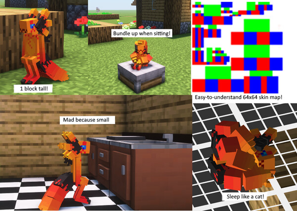 Minecraft Custom Player Models Commissions by TheBrandonFriesen on  DeviantArt