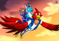 Soaring Phoenix (Commission Patreon)