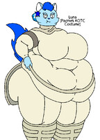 Luna Amidala's plump belly squishing belt
