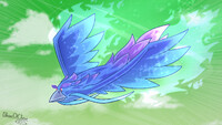 Cosmic-Blue Phoenix Commission