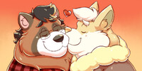 Valentine's YCH #11: LuisTheYamper