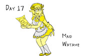 Holoctober Day 17 - Maid (Tsunomaki Watame)