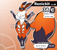 Glamrock Eevee / Pokémon x FNAF 9 fusion adopt by Shiningpokey -- Fur  Affinity [dot] net