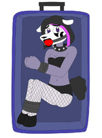 Morgana in a suitcase by Temptbondage