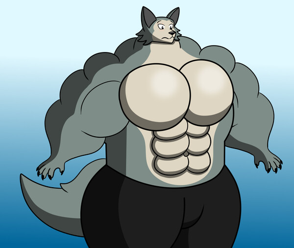 Buff Mr. Wolf by Andrew_Wolf -- Fur Affinity [dot] net