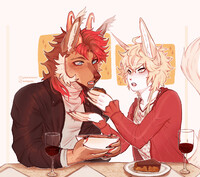 Casual evening date with Edu and Heiko🍰✨