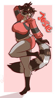 Jossie! Racoon Short Stack