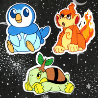 Pokemon Starters 5th GEN by HieloDogWolf -- Fur Affinity [dot] net