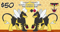 SALE - Luxray x Beedrill Fusion Adopt !! Open !!