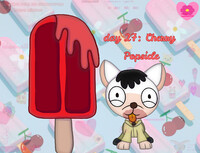 Sweetuary Day 28: Cherry Popsicle