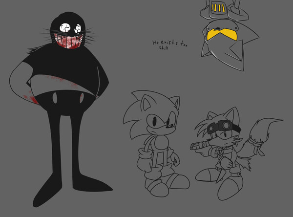 D𝐚𝐧.𝐕 🇻🇪 (COMS OPEN) on X: Starved drawn in my style!!! :O Starved  Robotnik created by: @/Dumbie_Dumbie #drawing #horror   / X