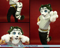 Toki Partial Fursuit - April 2022