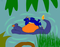 A swim in the Lagoon