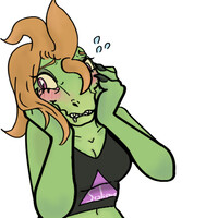 Intense blush Sticker