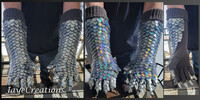 [For Sale!] Disco Holographic Dragon Arms