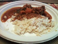 Nyss' Gryphon Vindaloo with Coconut Rice :)
