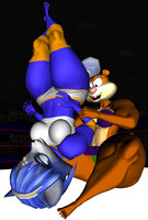 Pro Wrestling: Sandy Vs. Krystal