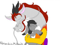 Caticstropic hugs Smooth Shy