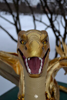 A big golden dragon