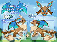 Dragon Eevee Adopt !! Closed !!