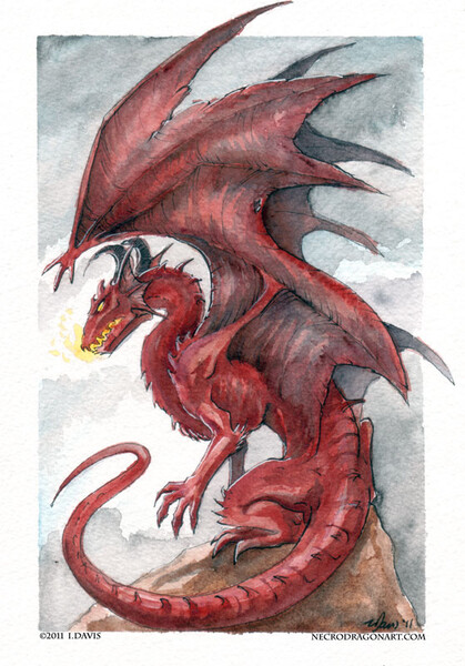 The rare Red Dragon Pokemon by Rygon -- Fur Affinity [dot] net