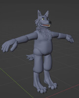 My first chubby vorny werewolf model