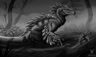 Alixiros the Deinonychus by Kalemendrax -- Fur Affinity [dot] net