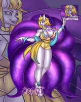 ADOPTABLE POKEFUSION Ninetales x Jirachi