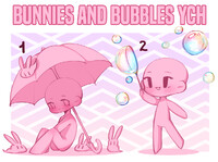 (OPEN) Bunnies and Bubbles YCH