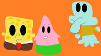 Three Spongebob Squishmallow