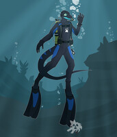 Lazlo Going for Another Dip