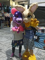 Ratwolf and rabbit