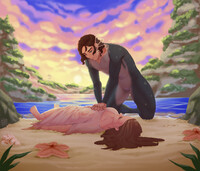 Rescue of a drowning woman