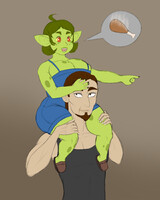 Grii shoulder ride