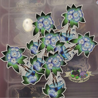 Floral Lightbulb Sticker