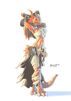 Female Dragonborn Commission